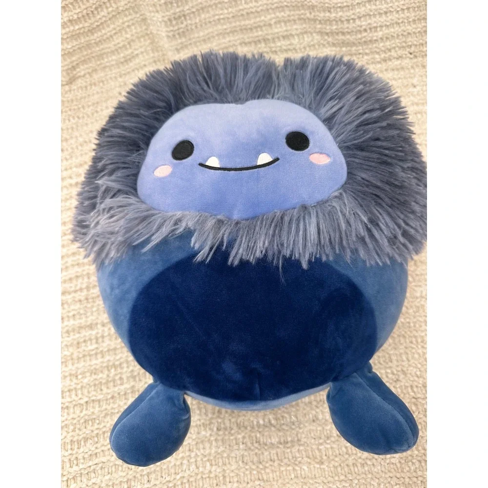 Squishmallows Dani Bigfoot Plush 12 Inch Navy Blue Stuffed Animal Toy Kids Lovey